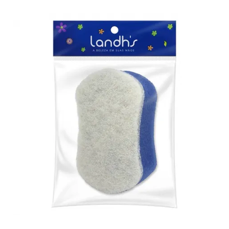 ESPONJA DE BANHO LANDHS REF.439 DUPLA FACE UN