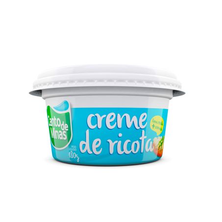 Creme ricota canto de minas 180g