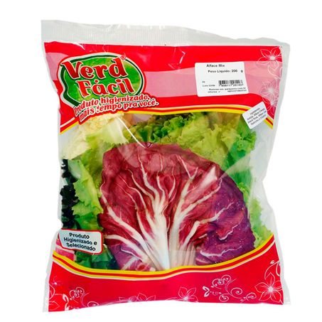 Alface Mix Verd Fácil Pacote 200G