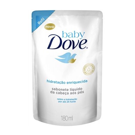 Sabonete Liquido Dove Baby Refil Hidratacao Enriquecida 180ml