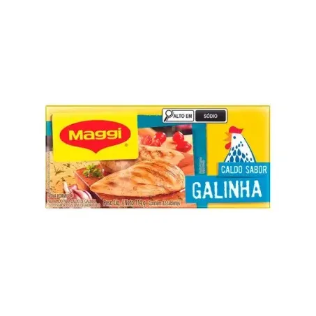 Caldo maggi 114g galinha menos sodio
