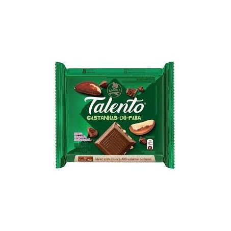 CHOCOLATE GAROTO TALENTO CASTANHA PARA 25G