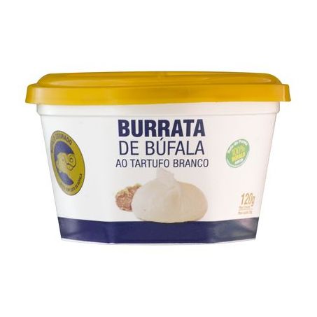 Queijo Burrata Bufalo Dourado Trufado 120G