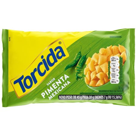 Salgadinho torcida 38g pimenta mexicana