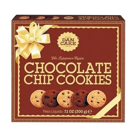 BISCOITO CHOCOLATE CHIP COOKIES DANCAKE 200G