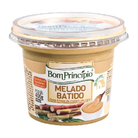 Melado bom principio 400g batido