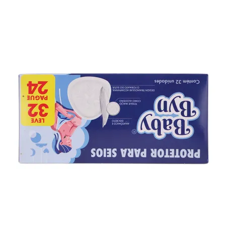 PROTETOR P/SEIOS BABY BYN LEVE 32 PAGUE 24UNID 360-2