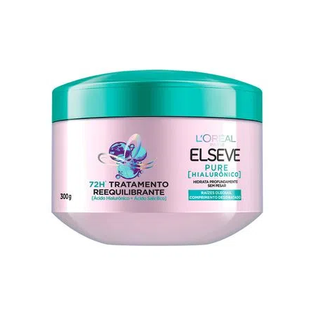 CREME TRATAMENTO ELSEVE 300G PURE HIALURONICO
