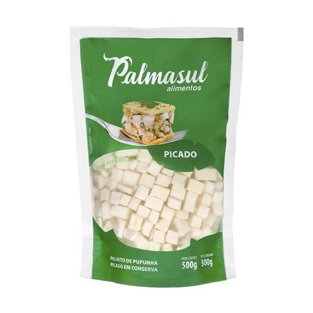 Palmito de Pupunha Picado Palmasul Sachê 1,080kg