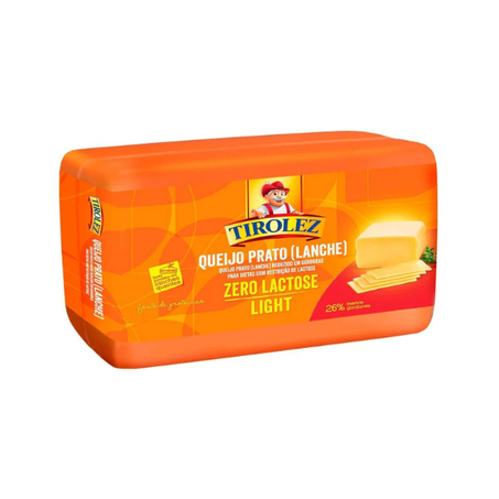 Queijo Prato Lanche Light S/Lactose Tirolez Kg