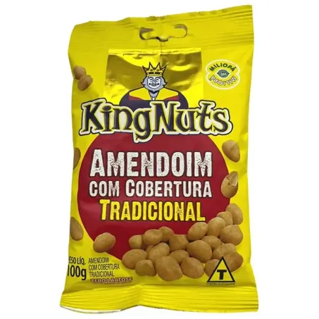 Amendoim Kingnuts 100g Cobertura Tradicional