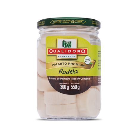 Palmito Pupunha Qualidoro Rodela 300g
