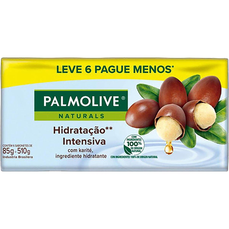 Sabonete Palmolive 85g - Karité - Com 6 Sabonetes - Leve Mais, Pague Menos