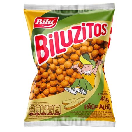 SALGADINHO BILUZITOS PÃO DE ALHO 41G