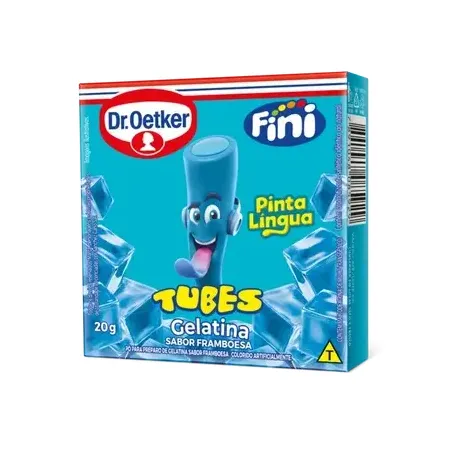 Gelatina Dr Oetker 20g Tubes Pinta Lingua