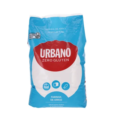 Farinha de Arroz Urbano Sem Glúten Pacote 1Kg 360-0
