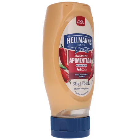 Maionese Apimentada Hellmann's NBA Chicago Bulls Frasco 335gr 360-32
