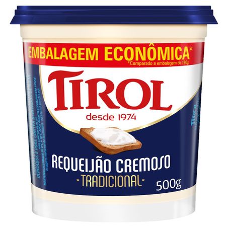 Requeijão Tirol Cremoso Tradicional Pote 400g 
 