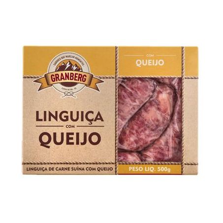 LINGUIÇA GRANBERG 500G PIMENTA QUEIJO