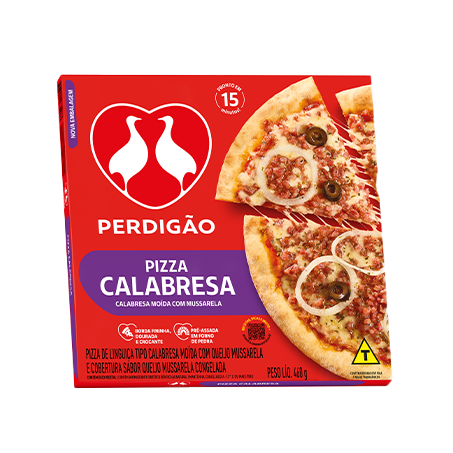 Pizza Perdigao 460g Calabresa