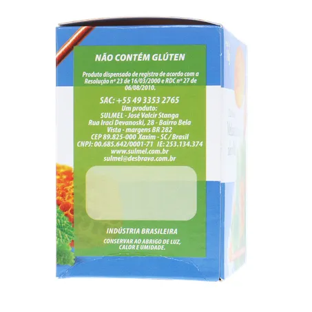 Cha sulmel melissa camomila mel 10g 360-28