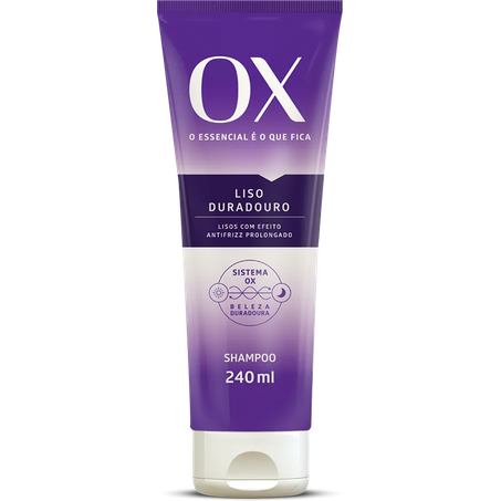 SHAMPOO OX 200ML FIBERS LISO DURADOURO