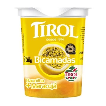 Iogurte bi geleia maracuja tirol 130g