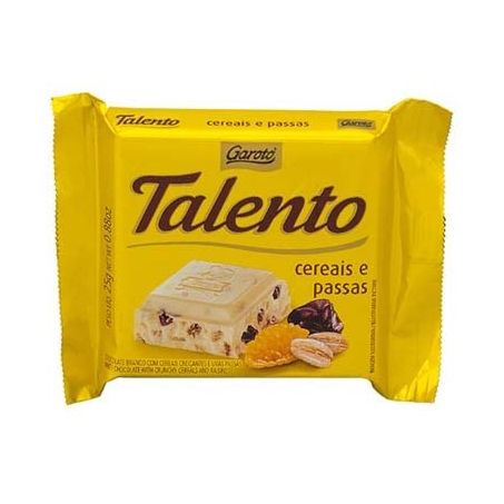 CHOC TALENTO BCO CEREAIS 25G