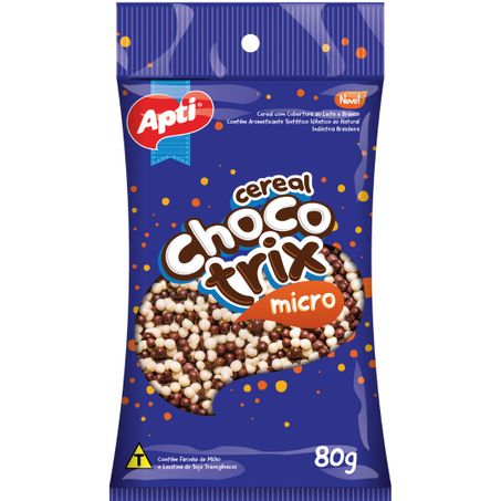 Confeito apti choco trix 80g micro