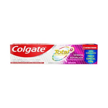 Creme Dental Colgate Totalengiva Reforçada Caixa 220g 12G