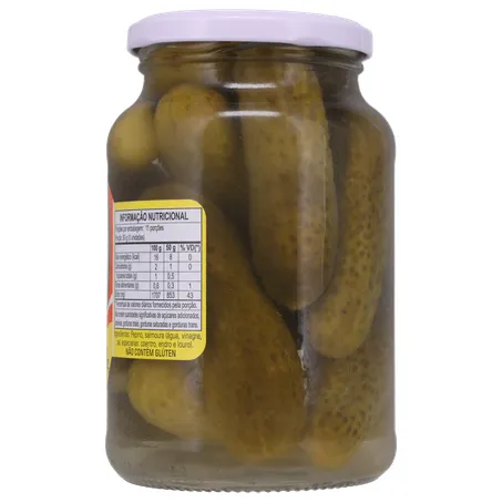 Pepino em Conserva Nutriouro 300G 360-12