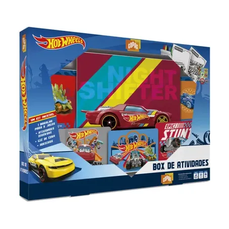	 BOX COPAG ATIVIDADES HOT WHEELS 