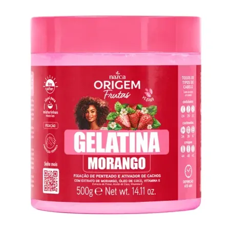 Gelatina Origem 500g Morango