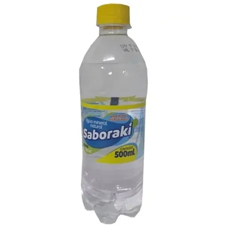 Agua min saboraki 500ml c/gas