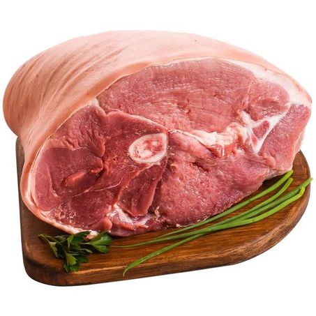 Posta Pernil Suino Bandeja Kg Com Couro Com Osso