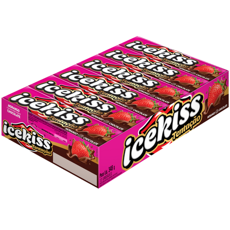 Drops icekiss 29g tentacao morango pcc/12un
