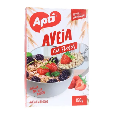 Aveia apti flocos caixa 150g 360-35