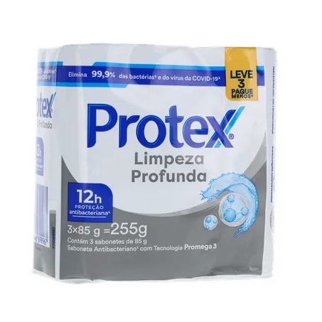 SABONETE PROTEX 85G C/3 LIMPEZA PROFUNDA 360-35