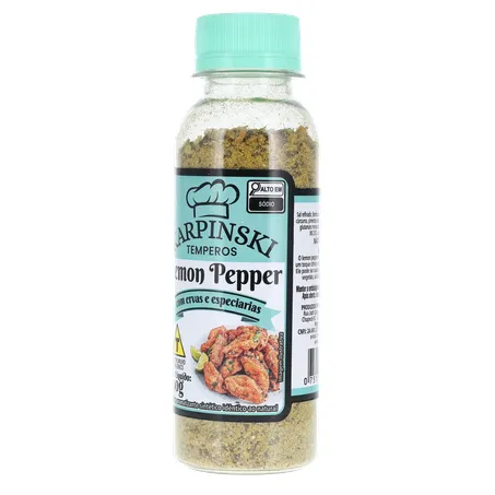 Tempero karpinski lemon pepper 90g 360-3