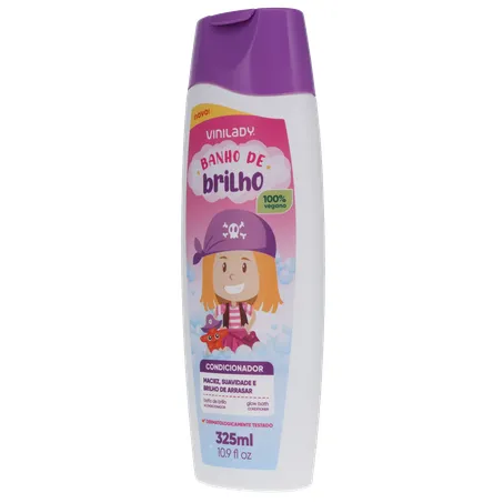 Condicionador vini lady kids banho de brilho 325ml 360-3