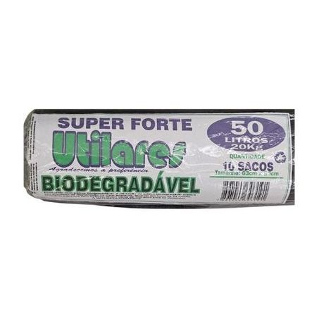 Saco lixo utilares super 50l c/10un