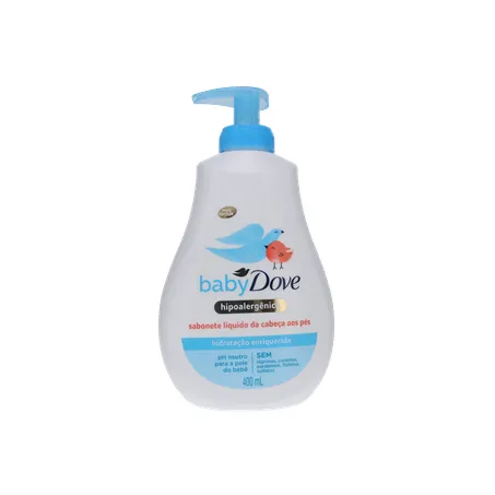 SABONETE LÍQUIDO DOVE BABY HIDRATAÇÃO ENRIQUECIDA 400ML 360-35