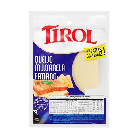 Queijo tirol mussarela fat 300g