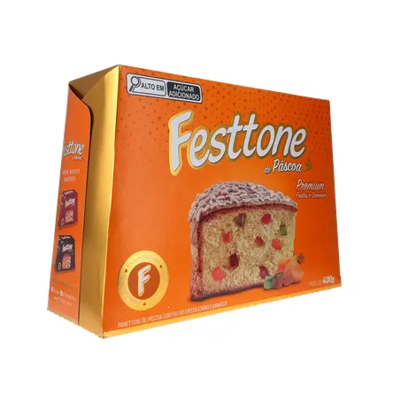 Panettone de Páscoa Festtone Frutas Cristalizadas e Damasco 400G 360-32