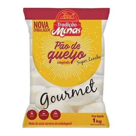 Pao Queijo Tradicao Minas 1kg Gourmet Lanche