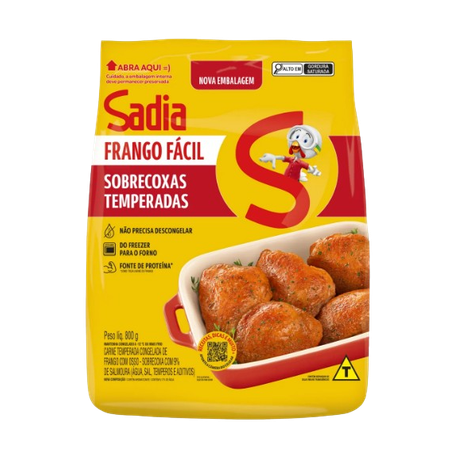 Carne Fgo Sobrecoxa Sadia Linha F. 800g