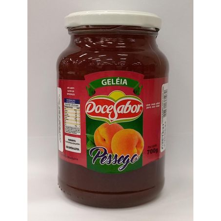 Geleia doce sabor pêssego 700g