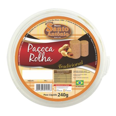 PAÇOCA ROLHA STO ANTONIO PT TRAD 240G