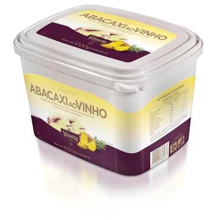 Sorvete Veneto 2lt Abacaxi Ao Vinho