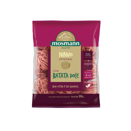 Macarrão Ninho Integral com Batata Doce 300g - Mosmann